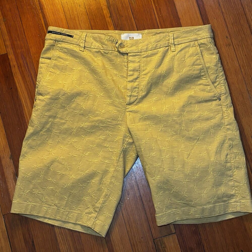 Teleria Zed Pantalone Italiano Luxury Bermuda Chino Shorts Men's 38US/IT 52